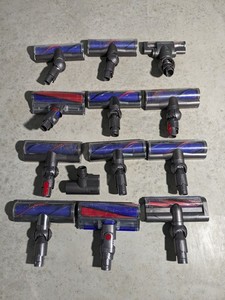 lot 189 image: Bundle of Dyson Cordless Handheld Vacuum Power Heads Only