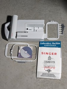 lot 200 image: Singer Futura Embroidery Machine Attachment