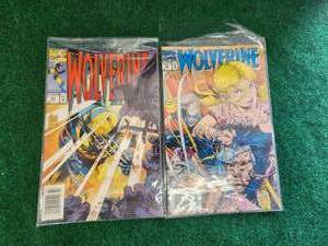 lot 53 image: Wolverine - selection of 2 Marvel Comics - #83, and #84 - in plastic sleeves