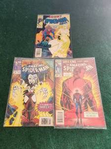 lot 137 image: Spider-Man - selection of 3 Marvel Comics - Spider-Man 2099 #22, The Amazing Spider-Man #391, and #392