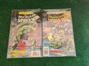lot 143 image: Spider-Man - selection of 2 Marvel Comics - The Spectacular Spider-Man - #215 & #216