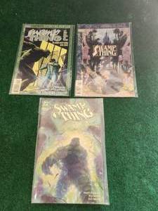 lot 174 image: Swamp Thing - selection of 3 DC comics - Essential Vertigo, The Childrens Crusade, and Annual 1991