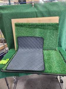 lot 93 image: Dog grass pad with tray...etc