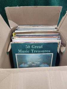 lot 134 image: Generous selection of records of different types of music
