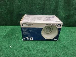 lot 188 image: White baffle balanced recessed light kit