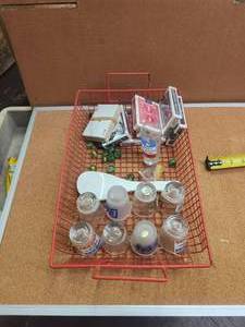 lot 28 image: Selection of shot glasses and playing cards