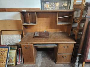 lot 56 image: Wood desk