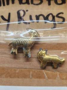 lot 190 image: Generous selection of metal pendants and charms for jewelry and craft making