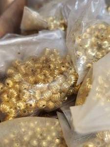 lot 247 image: Generous selection of metal beads for jewelry and craft making