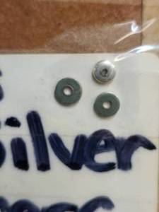 lot 249 image: Generous selection of metal spacers for jewelry and craft making