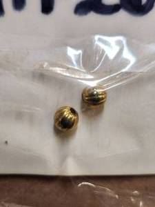 lot 253 image: Generous selection of metal beads for jewelry and craft making