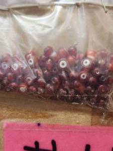 lot 270 image: Generous selection of glass beads for jewelry and craft making