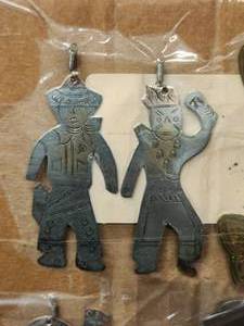 lot 271 image: Generous selection of metal pendants and charms for jewelry and craft making