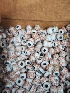 lot 294 image: Generous selection of glassclay beads for jewelry and craft making