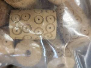 lot 303 image: Generous selection of cork beads for jewelry and craft making
