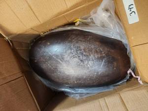 lot 349 image: Lingam Stone from the Narmada basin in India - Large