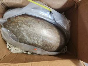 lot 343 image: Lingam Stone from the Narmada basin in India - Large