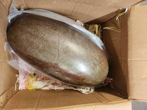 lot 342 image: Lingam Stone from the Narmada basin in India - Large