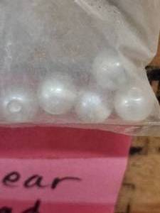lot 365 image: Generous selection of glassclay beads for jewelry and craft making