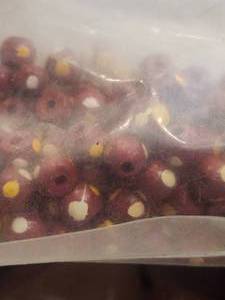 lot 385 image: Generous selection of glassclay beads for jewelry and craft making
