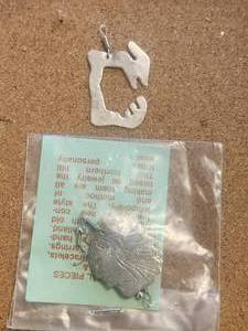 lot 428 image: Generous selection of metal pendants and charms for jewelry and craft making