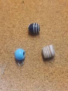 lot 464 image: Generous selection of glassclay beads for jewelry and craft making