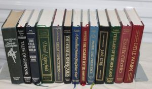lot 49 image: Classic Hardback Books, Various Authors, Jane Eyre, Little Women, The Call of the Wild and more