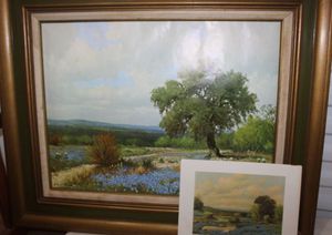lot 61 image: Framed Artwork Signed by Artist Porfirio Salinas