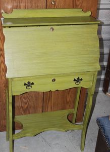 lot 95 image: Vintage Secretary Desk