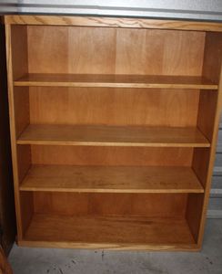 lot 131 image: Handmade Heavy Duty Bookshelf with Adjustable Shelves