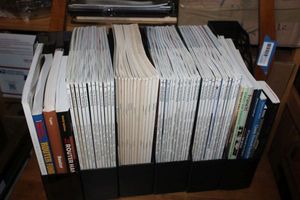 lot 141 image: Woodworking Books on Router, Scroll Saw, and More, Also Fine Woodworking Magazines