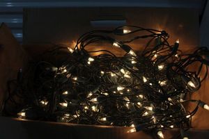 lot 145 image: Selection of Clear String Lights and Hedgle Lights