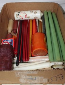 lot 147 image: Large Selection of Unused Candles of a Variety of Styles and Sizes