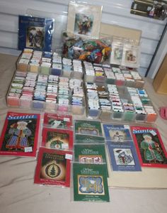 lot 152 image: Large Variety of Embroidery Thread and Patterns