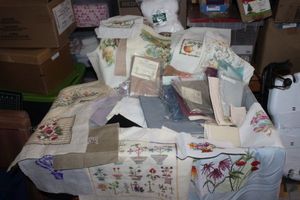 lot 189 image: Completed Cross stictch Pieces