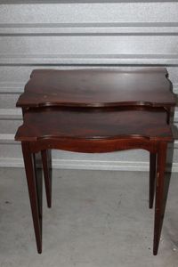 lot 198 image: Two Nesting Tables as shown