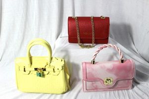lot 204 image: Three Boutique Purses - New