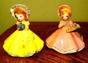 lot 47 image: 2 JOSEF ORIGINALS CERAMIC FIGURINES - SEE NOTE IN DESC