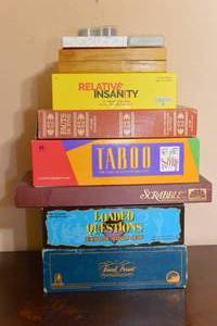 lot 96 image: LARGE LOT OF VARIOUS BOARD GAMES AND PLAYING CARDS