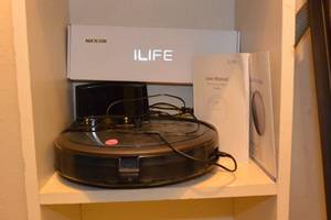 lot 206 image: ILIFE ROBOT VACUUM WITH CHARGER AND MANUAL $$$