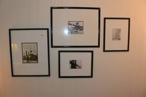 lot 217 image: LOT OF 4 FRAMED PHOTOS FEATURING DIFFERENT BRIDGES