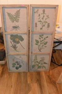 lot 230 image: LUSH OUTDOORS VINTAGE PANEL SCREENS