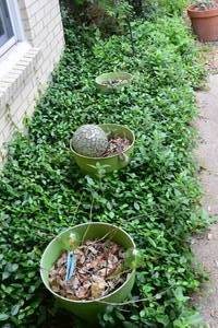 lot 255 image: PLANTER POTS AS SHOWN