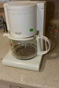 lot 343 image: WORKING GEVALIA KAFFE CONNAISSEUR HOME CONCEPTS WHITE COFFEE MAKER
