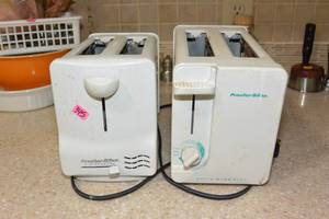 lot 345 image: PAIR OF PROCTOR SILEX TOASTERS - WORKING