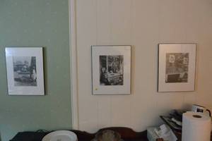 lot 388 image: BIG $$ LOT - 3 BLACK AND WHITE PHOTOS OF NEW YORK IN THE 30S AND 40S - ALL FRAMED AND MATTED (X MONEY)