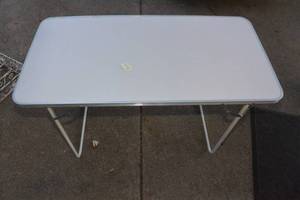 lot 473 image: FOLDING TABLE NEW WITH TAGS