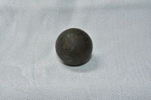 lot 231 image: Civil War musket ball. Phased out about 1850.