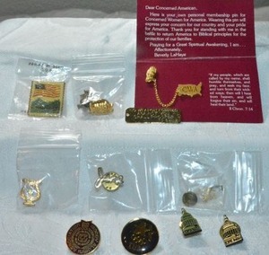lot 238 image: Lapel pin selection. Includes, stamp, religious, Austin, CWA plus.