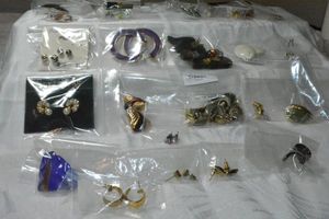 lot 311 image: (30) Poststud vintage earrings. Varying styles, themes, materials, ages and conditions